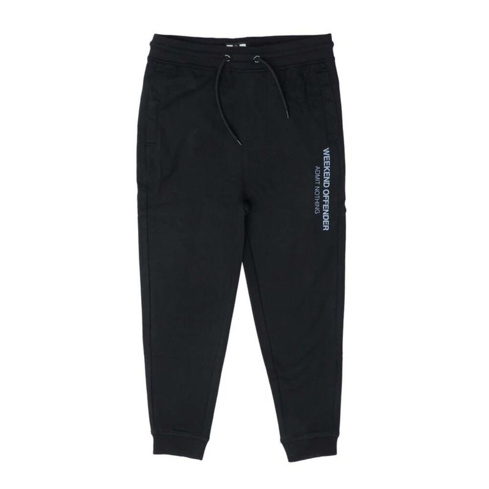 Weekend Offender Childrens/Kids Logo Sweatpants / Black